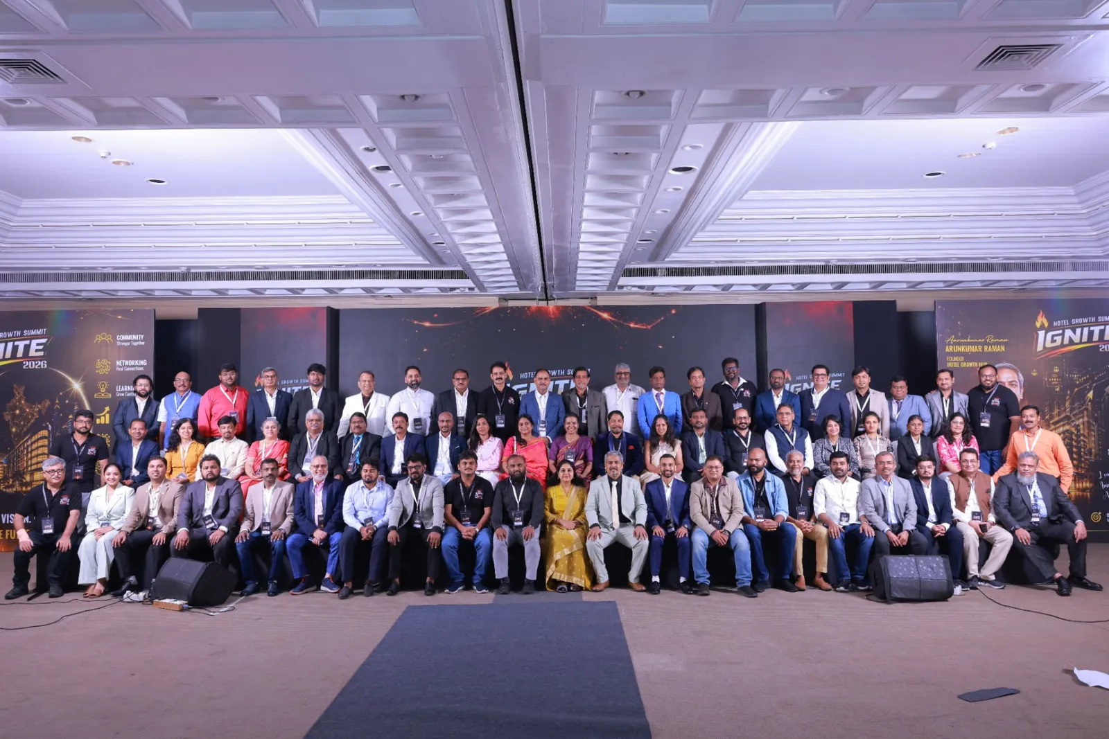 Full group photo on stage